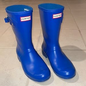 Blue Short Hunter Boots